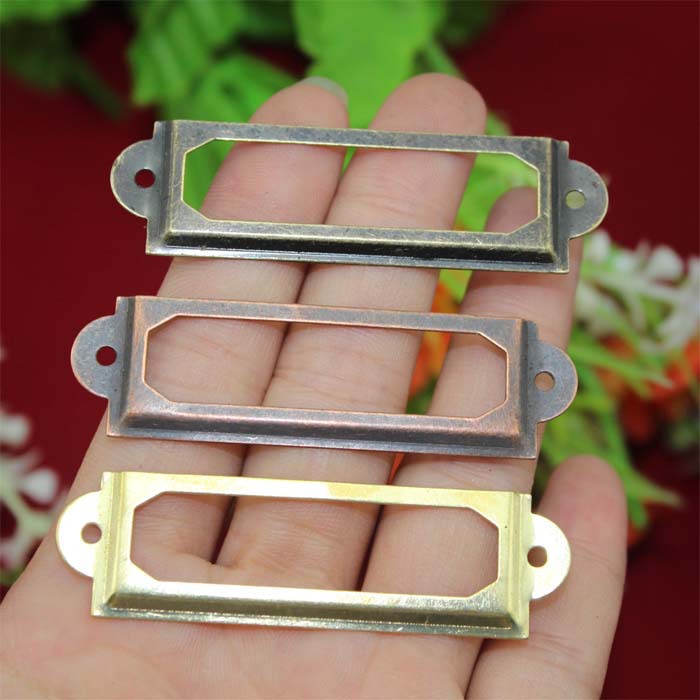Batch 60*17 four-color packaging box accessories card label gift box buckle small label handle label frame decorative frame
