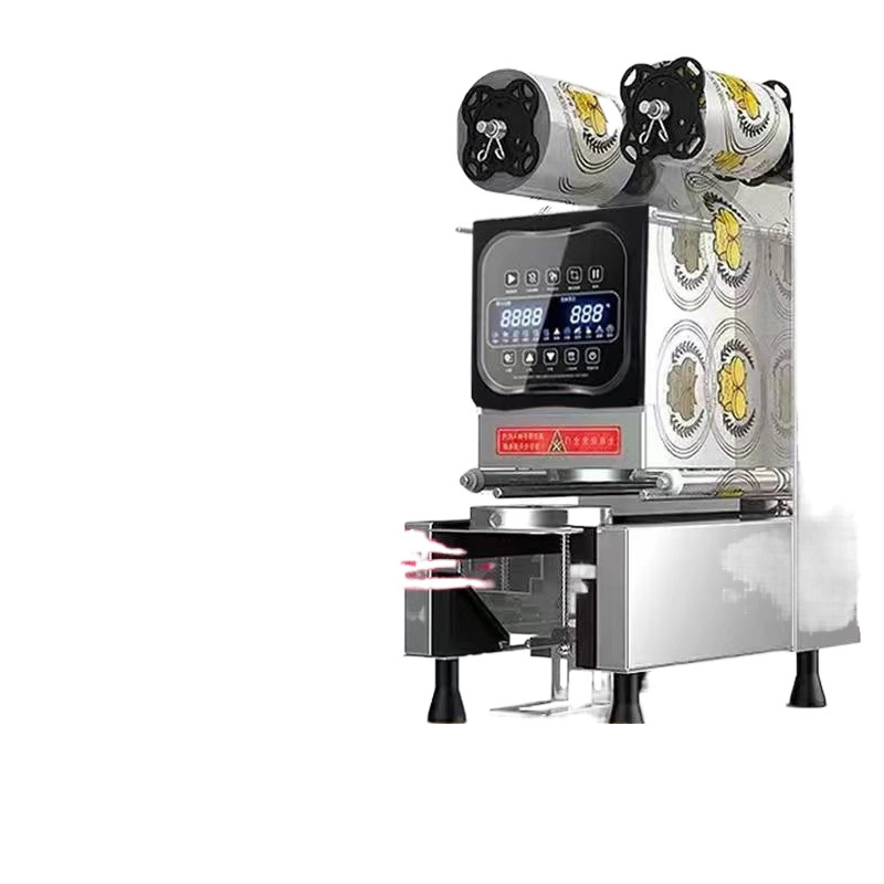 Sealing Machine Commercial Automatic Cold and Hot Drink Sealing Soymilk Milk Tea Shop Equipment Intelligent Automatic Plastic Cup Sealing Machine