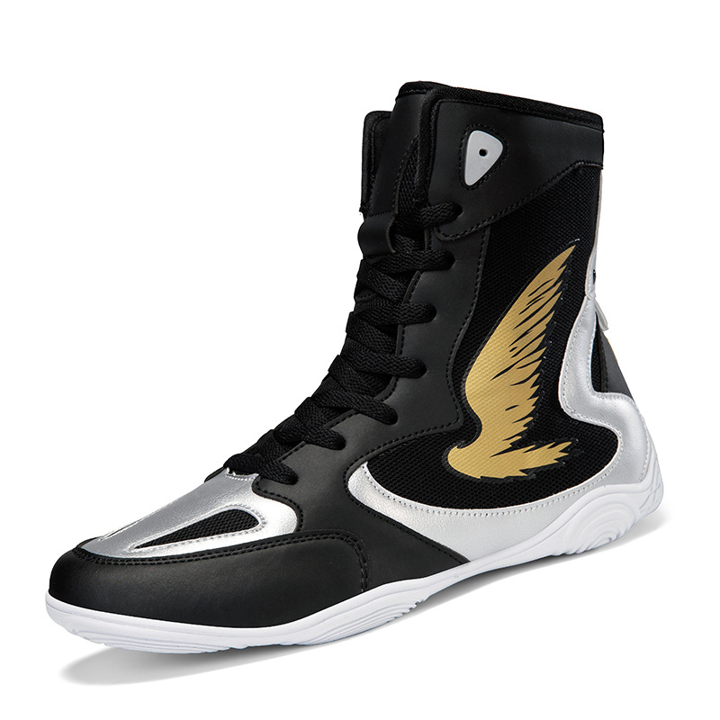 Wrestling Shoes Men's Indoor Fitness Training Shoes Professional Grade Professional Fighting Match Special Shoes Fighting Sanda Boxing Shoes