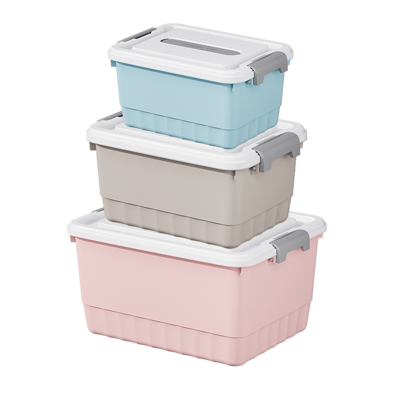 Plastic Storage Box Small Household Storage Box for Intimates Storage Box Toys Clothing Desktop Storage Box Large