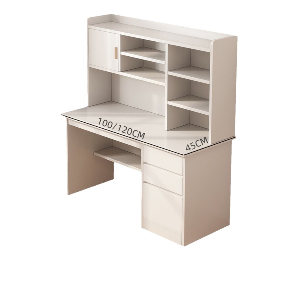 Computer Table Desk Bookcase Integrated Writing Desk Student Dormitory Desk Home Modern Simple Desktop Study Table