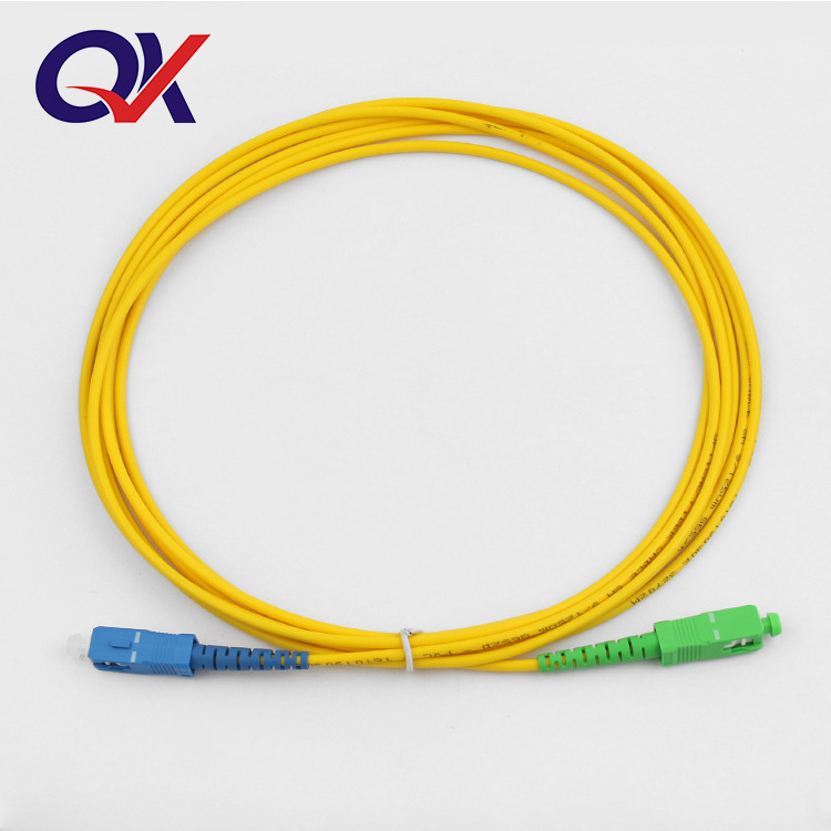 Qingxing SC/UPC-sc/APC одномодовый одноядерный оптический джампер 3M