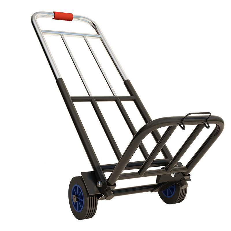Cross-Border Folding Handcart for Transporting Goods, Shopping, Grocery Shopping, Express Delivery, Portable Trolley, Luggage Small Trolley