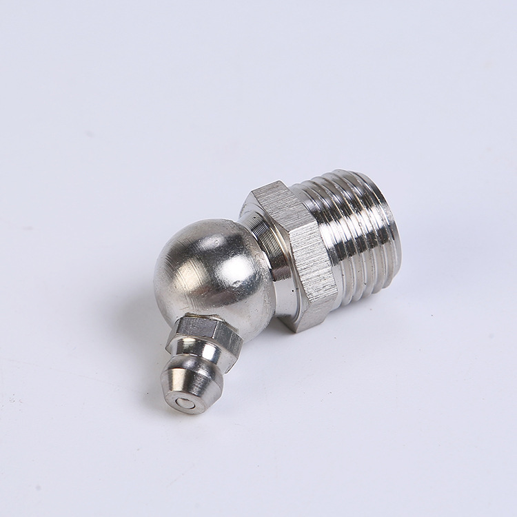 Carbon Steel Curved Oil Nozzle Iron Oil Metric Thread Curved Oil Nozzle Pressure Oil Pouring Cup Hand Butter Gun