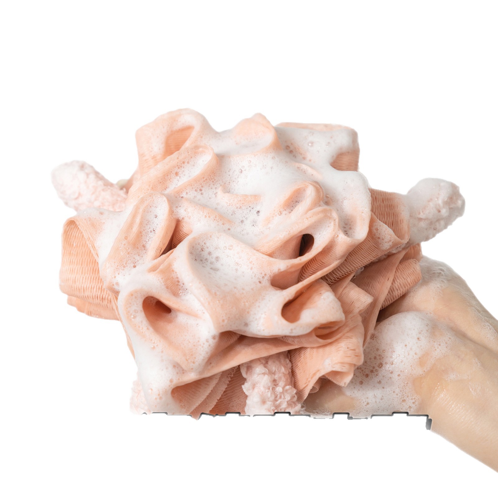 Cross-Border Bath Scrubber, Children's Bath Flower Ball, High-End Non-Shedding Bath Flower, Baby Exfoliating Tool, Cartoon Bath Ball