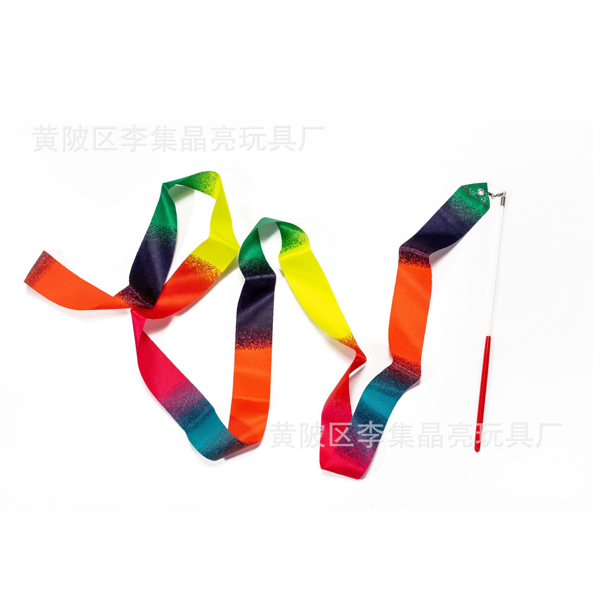 Ленты для гимнастики 2 м градиентного цвета для танцев для взрослых и детей школьные гимнастические ленты