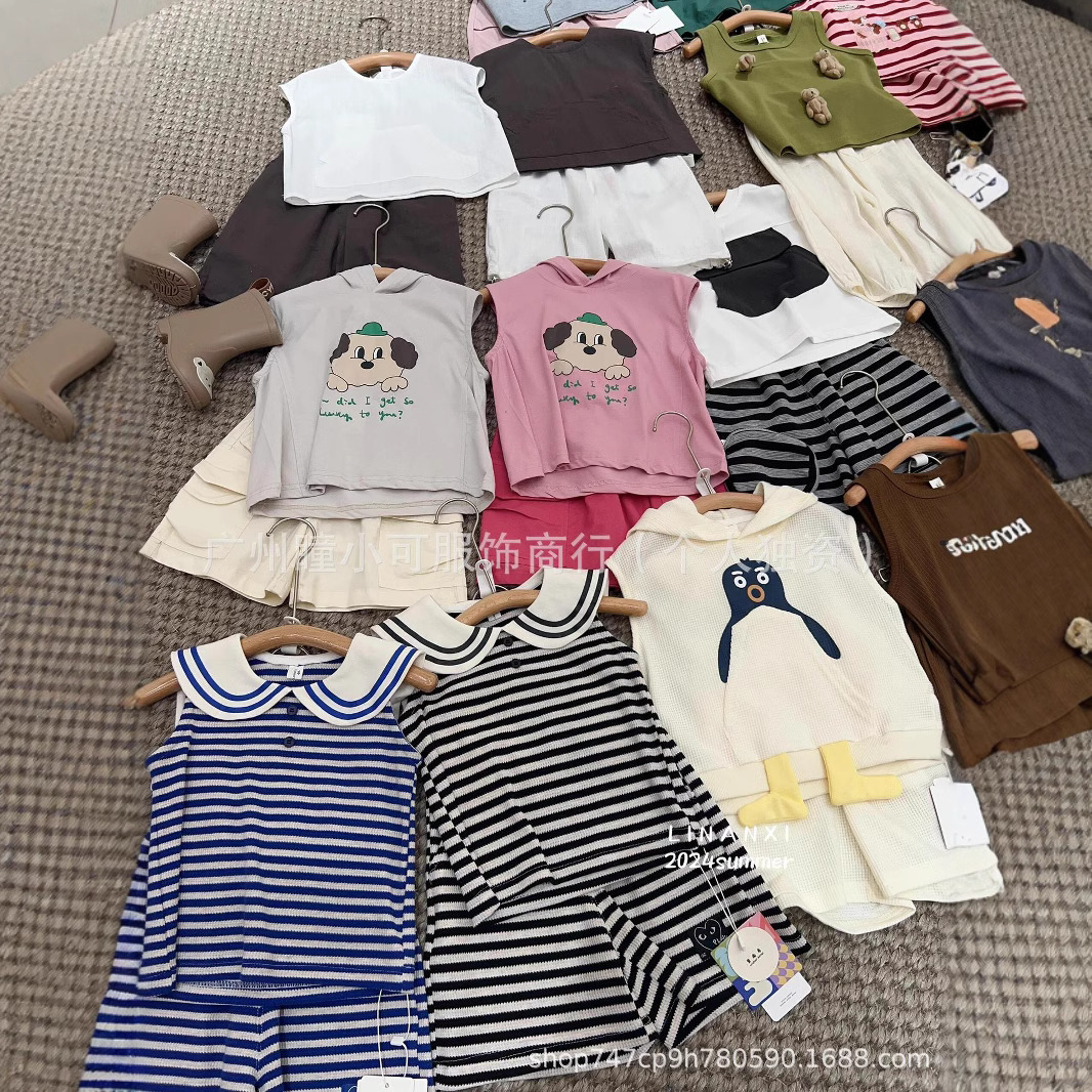 Children's Clothing Balance Clearance Brand Removed from the Cabinet Zhili Factory Export Last Order Clearance Physical Store Stall First-Hand Supply