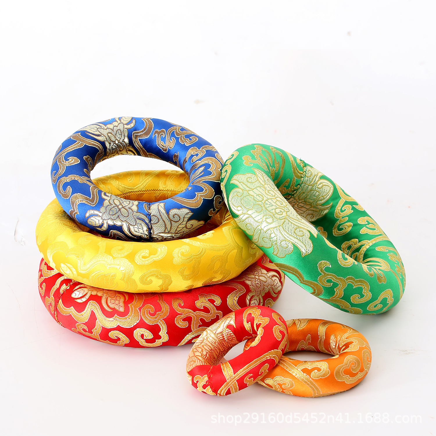 Pot ring cloth pad hand-sewn cotton gasket Buddha sound bowl gasket Psalting bowl pad copper pad wholesale Buddha sound bowl pad