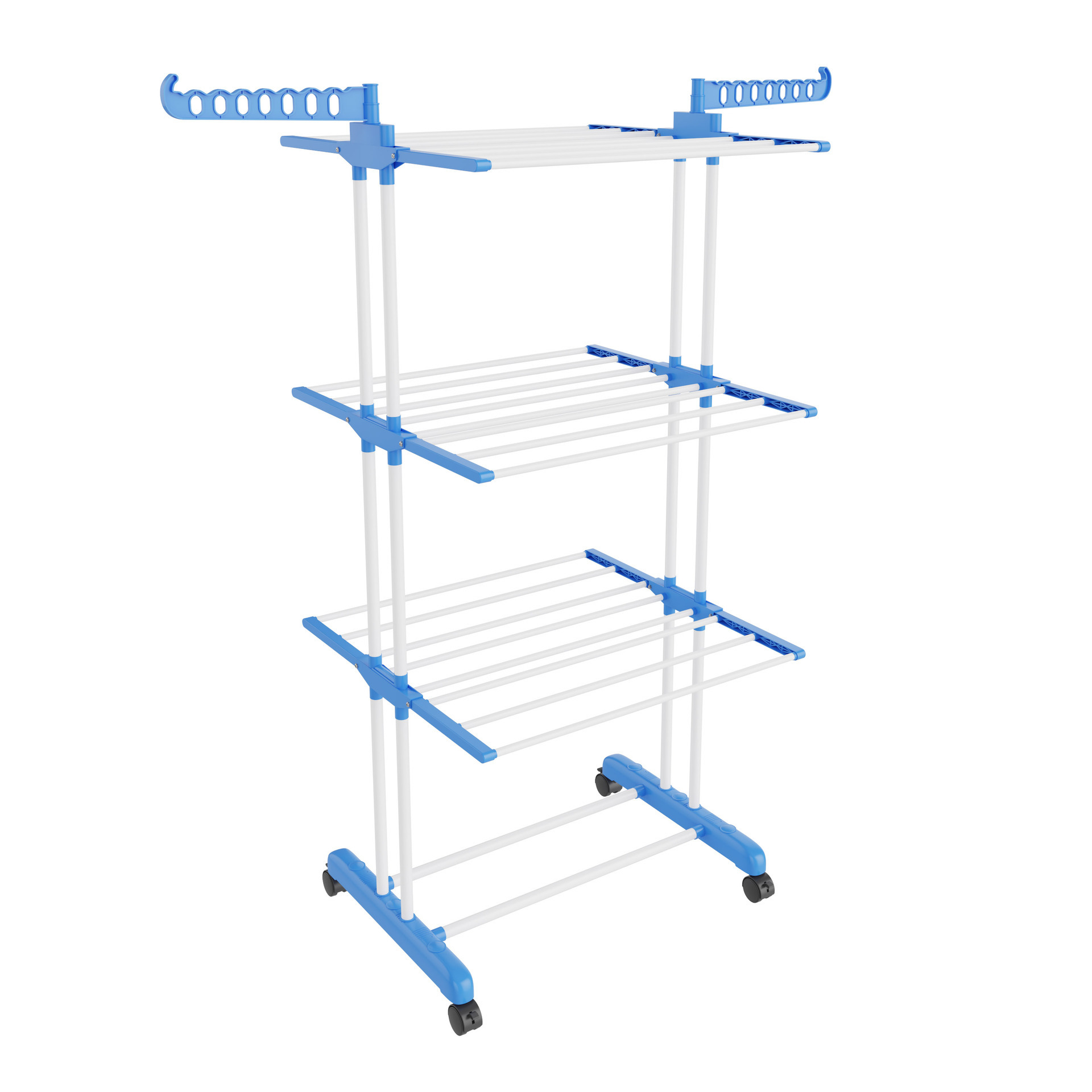 Simple Clothes Hanger Outdoor Balcony Multi-Functional Floor-Standing Multi-Layer Folding Towel Drying Rack Simple Clothes Drying Rack Wholesale