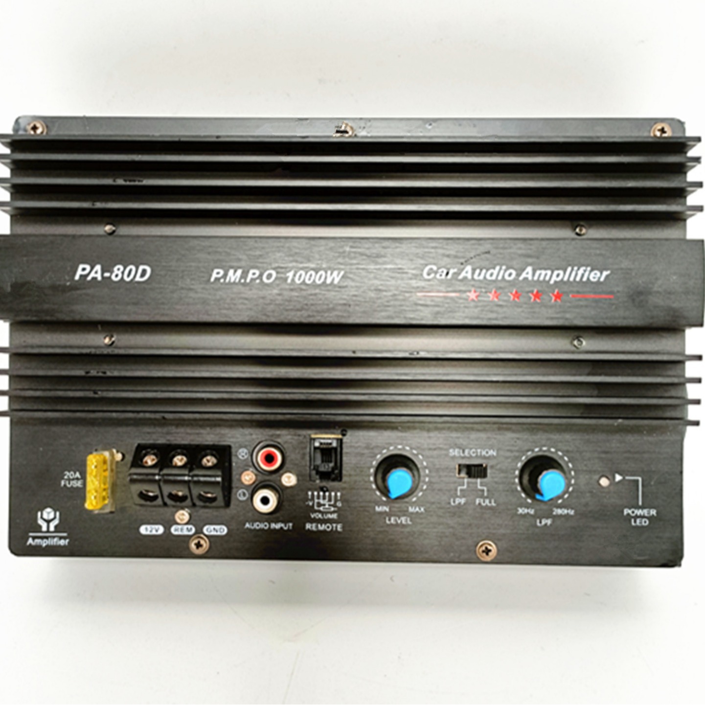 PA-80D12v car power amplifier board high power audio subwoofer exposed power amplifier 12v power amplifier with box