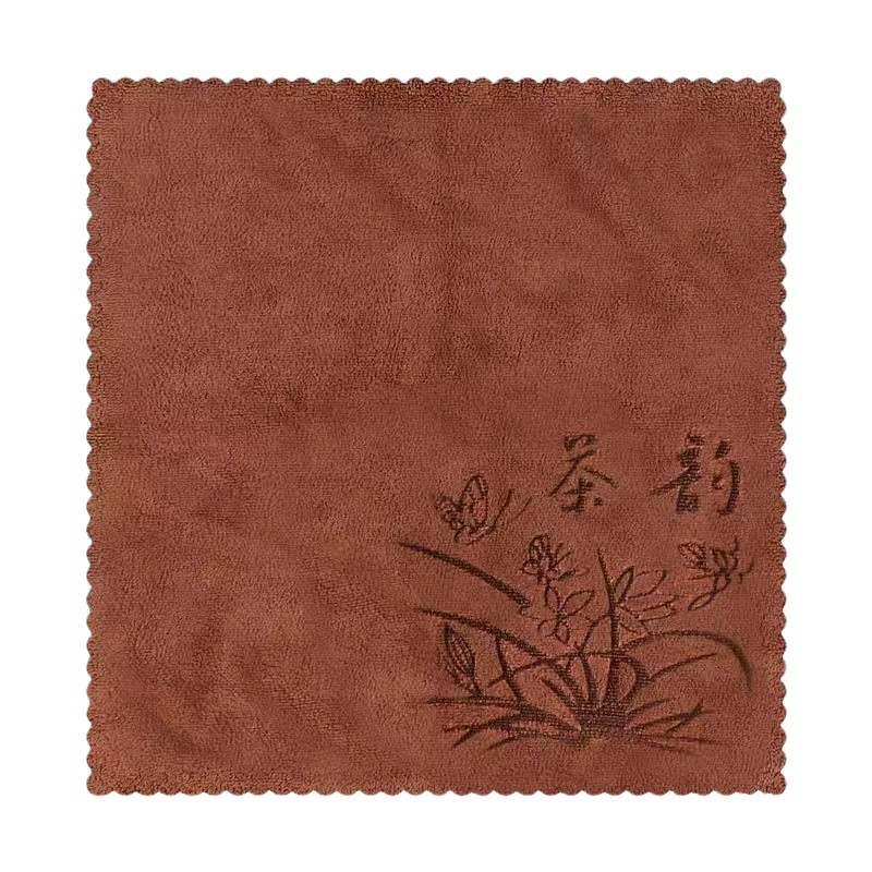 Tea towel can be added logo tea table cloth thickened absorbent lint-free microfiber tea cloth tea towel wholesale tea cloth