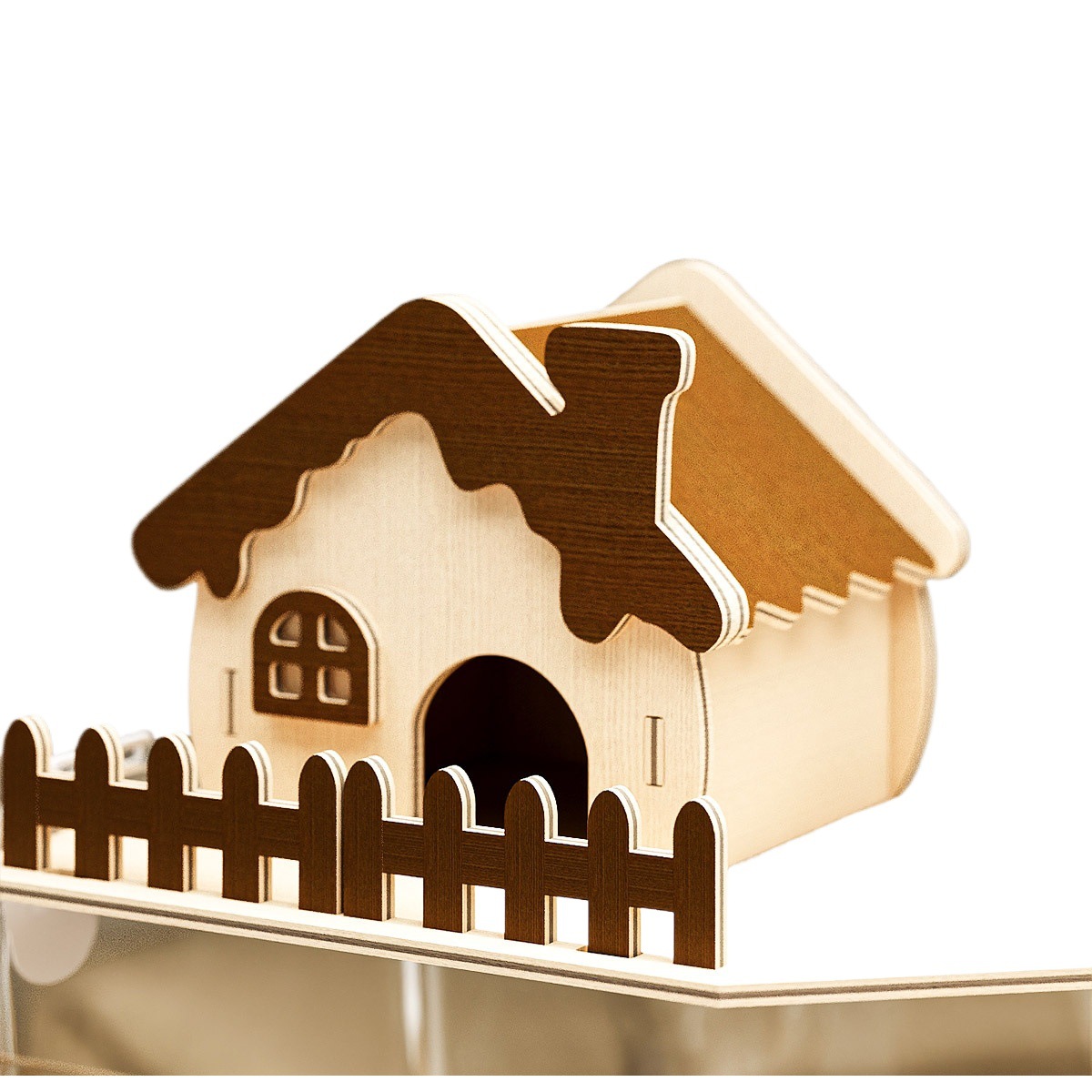 Hamster Cage Acrylic Transparent Cheap Large Golden Bear Luxury Villa Space Anti-Gnawing Breeding Cage