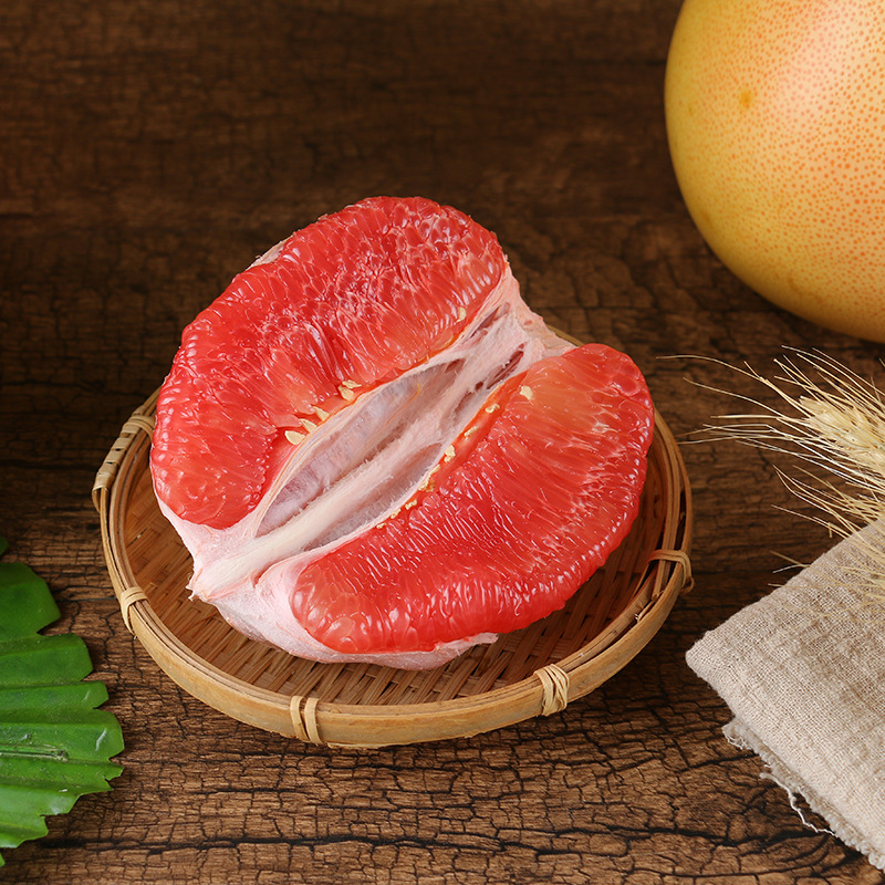 Fujian Pinghe Red Heart Pomelo, Sweet and Juicy Seasonal Fruit, Red Pomelo Wholesale, Thin-Skinned Fruit, Large 4.5kg Gift Box