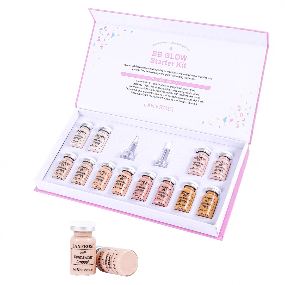 Bb Glow Korean Booster Serum Original Solution 24K Gold Foil Essence Hyaluronic Acid