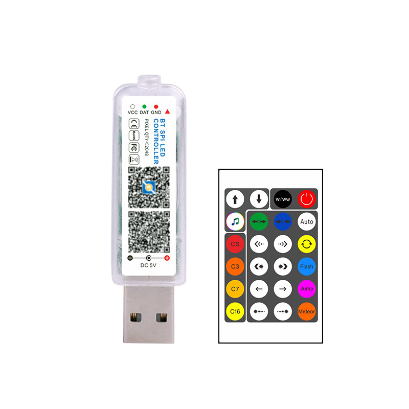 Zhengji Christmas light leather string light string decorative light smart controller Bluetooth Magic color controller