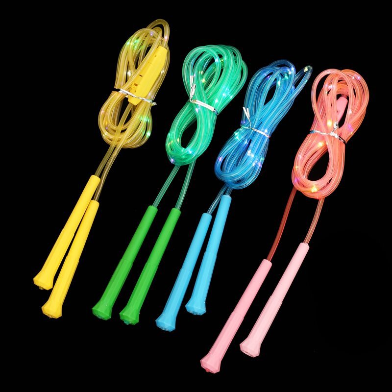 Children's Luminous Rope Skipping LED Adjustable Colorful Luminous Luminous Stall Toy Rope Skipping