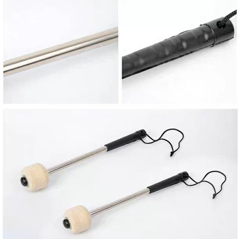 Wholesale musical instrument Army drum stick advanced professional stainless steel drum Hammer Brigade drum stick