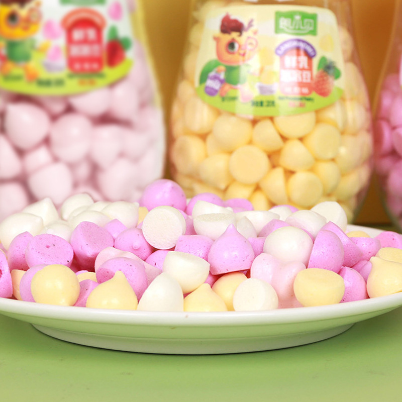 Lang Xiaobei Children's Snacks Fresh Milk Soluble Soy Milk Canned Snacks Wholesale Small Package Fresh Milk