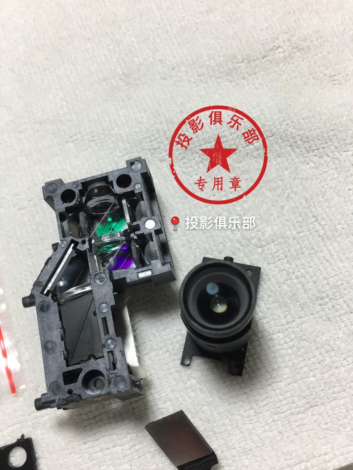J8 lamp bead G9G machine 7SJ optical lens lens projector repair 7S lens optical path cable nut compound eye g3