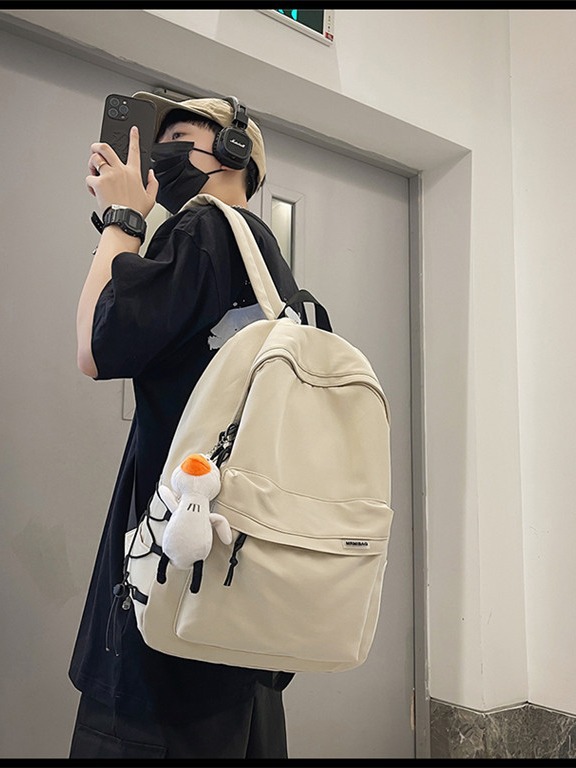 Backpack simple large capacity travel backpack female leisure Japanese junior high school student schoolbag