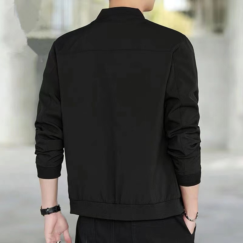 2025 New Style Jacket Men's Thin Collar Jacket Youth Jacket Zipper Jacket Business Jacket Top Jacket