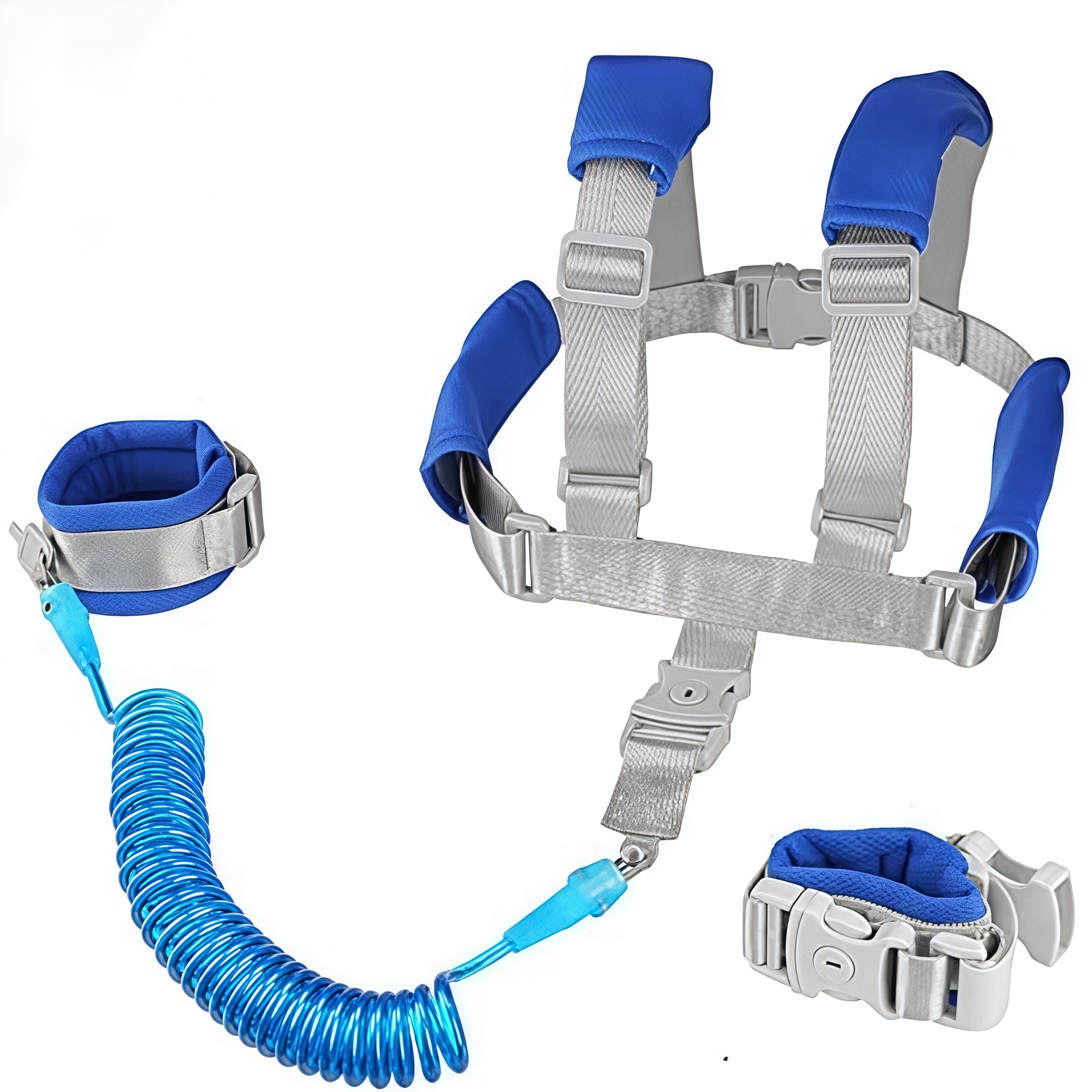 Children's anti-lost rope anti-lost traction rope strap baby rope lock baby lost rope belt dual-purpose sensor lock
