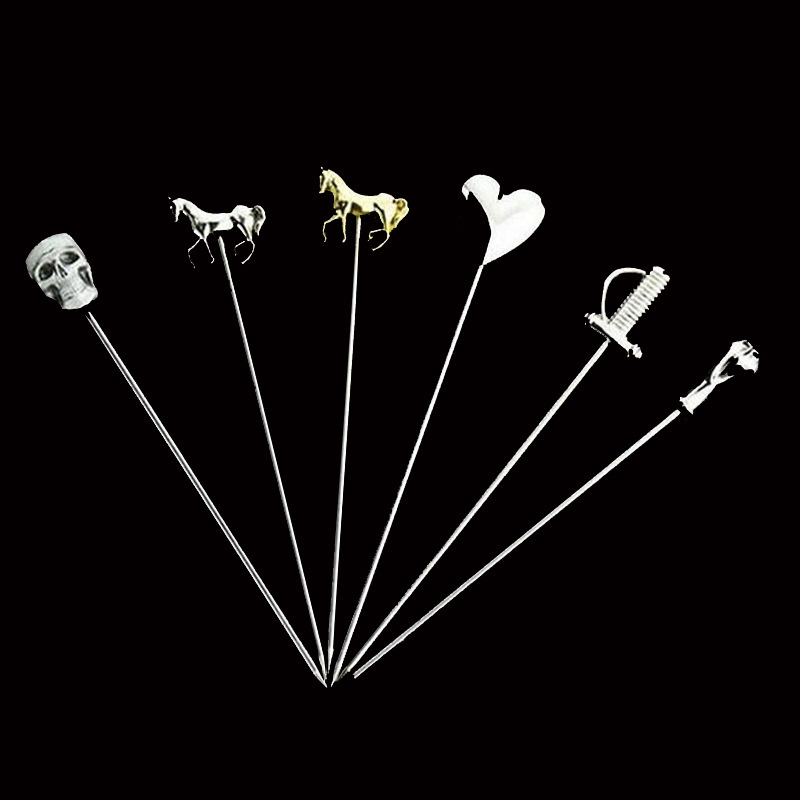 304 Stainless Steel Fruit Needle Salad Pick Cocktail Pick Bar Bartending Decorative Pick Fruit Fork Fruit Pick Snack Pick