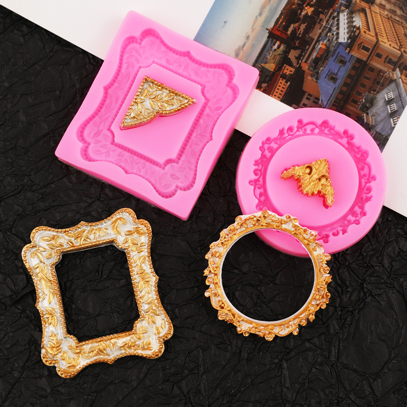 Vintage Lace Lace Lace Silicone Mold Creative Baking Decorative Chocolate Mold