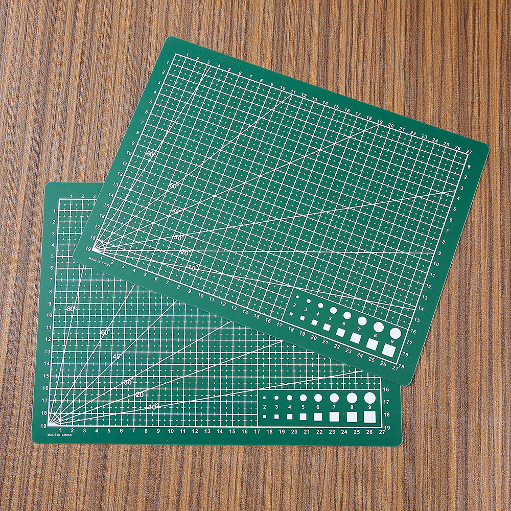 Cutting plate A4 art engraving plate plastic cutting plate scale plate examination special stationery cross-border ruler