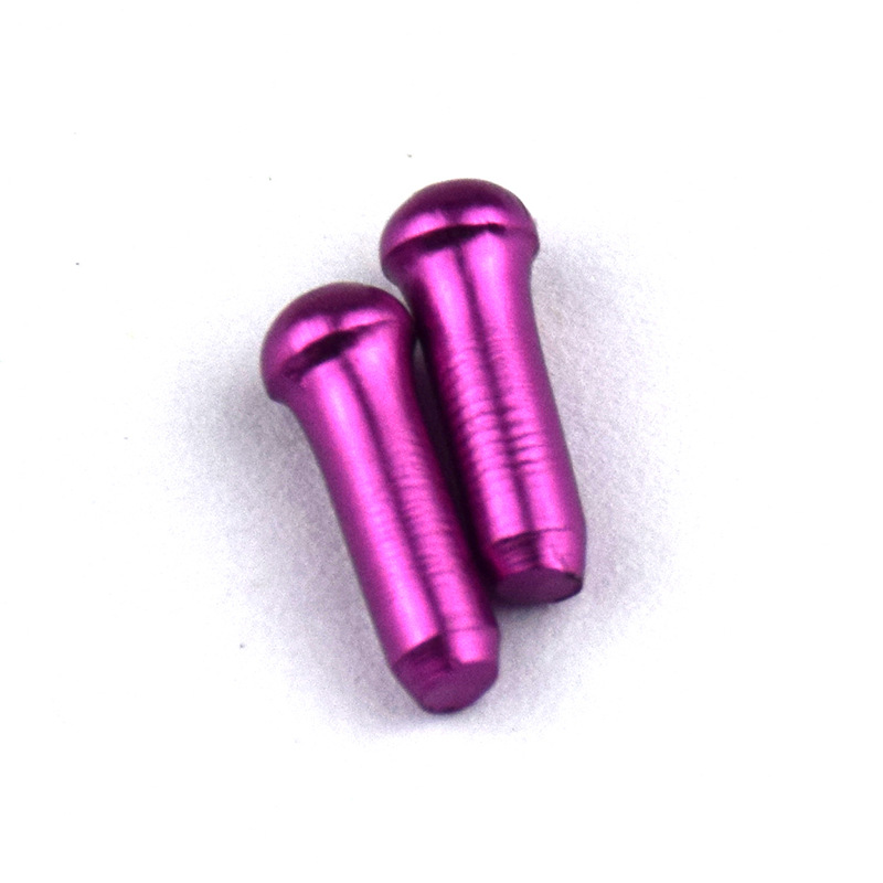 Mountain bike transmission line tail cap bicycle aluminum alloy color brake line core cap