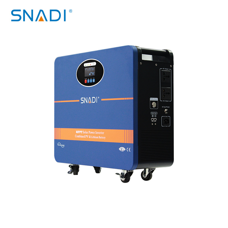 Portable Home Photovoltaic Energy Storage System with Built-In Lithium Iron Phosphate Battery Solar Photovoltaic Energy Storage All-In-One Machine