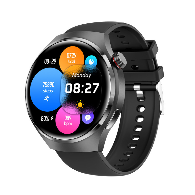 Watch4 New Gt4 Smart Digital Watch Waterproof Zinc Alloy Round Dial Healthy High Resolution Factory