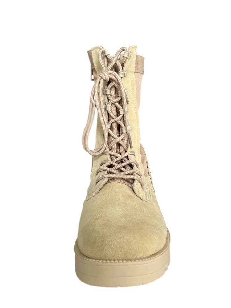 Wholesale Outdoor Large Size Tactical Boots Sports Training Combat Military Boots Desert Tooling Boots Men's Khaki Tactical Boots