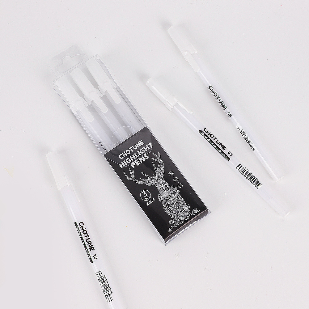 High-light pen white graffiti Gouline pen art animation painting color oil pen hand-written pen marker pen wholesale