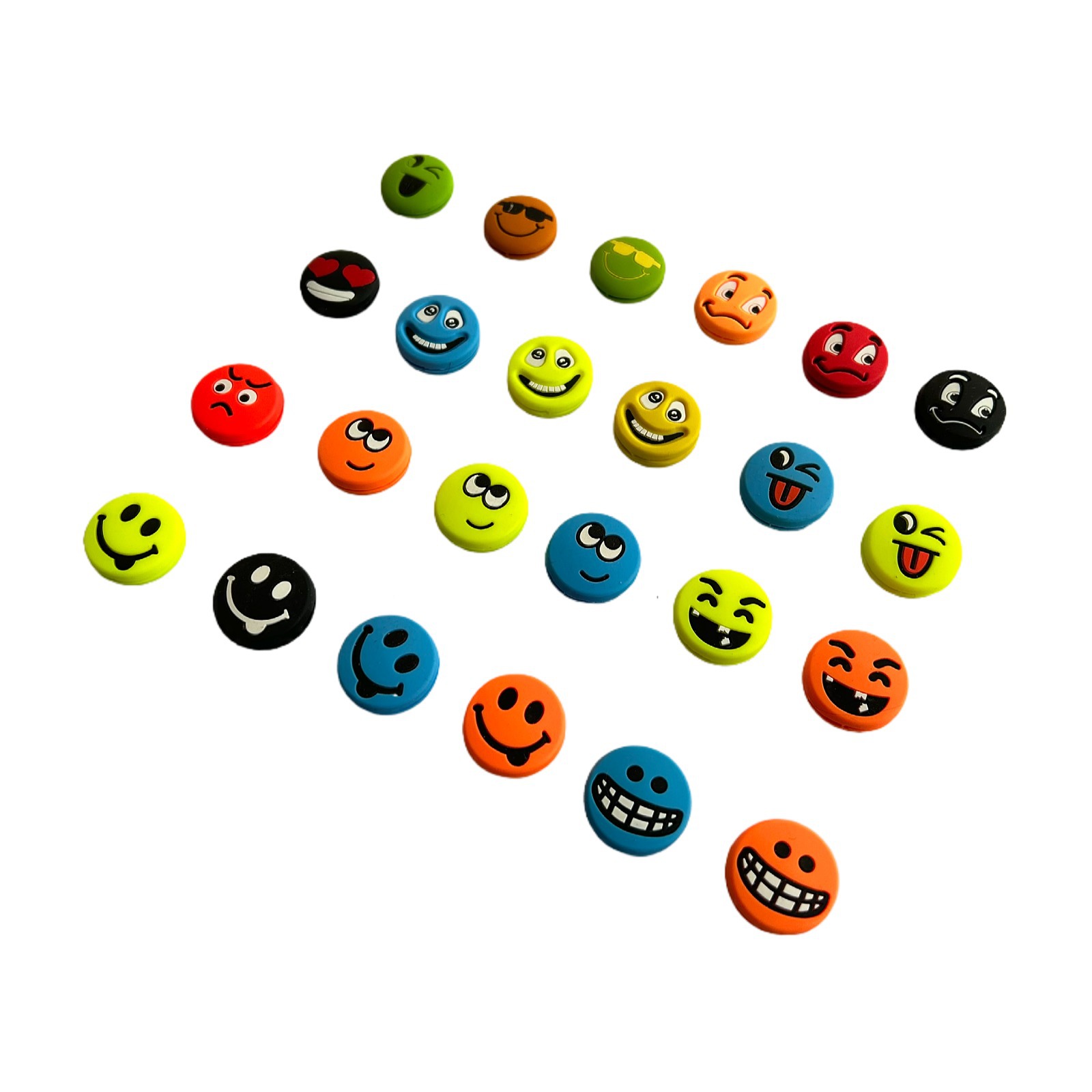 A variety of expression Emperor silicone fun tennis racket shock absorber personality Smiley racket shock absorber buffer grain