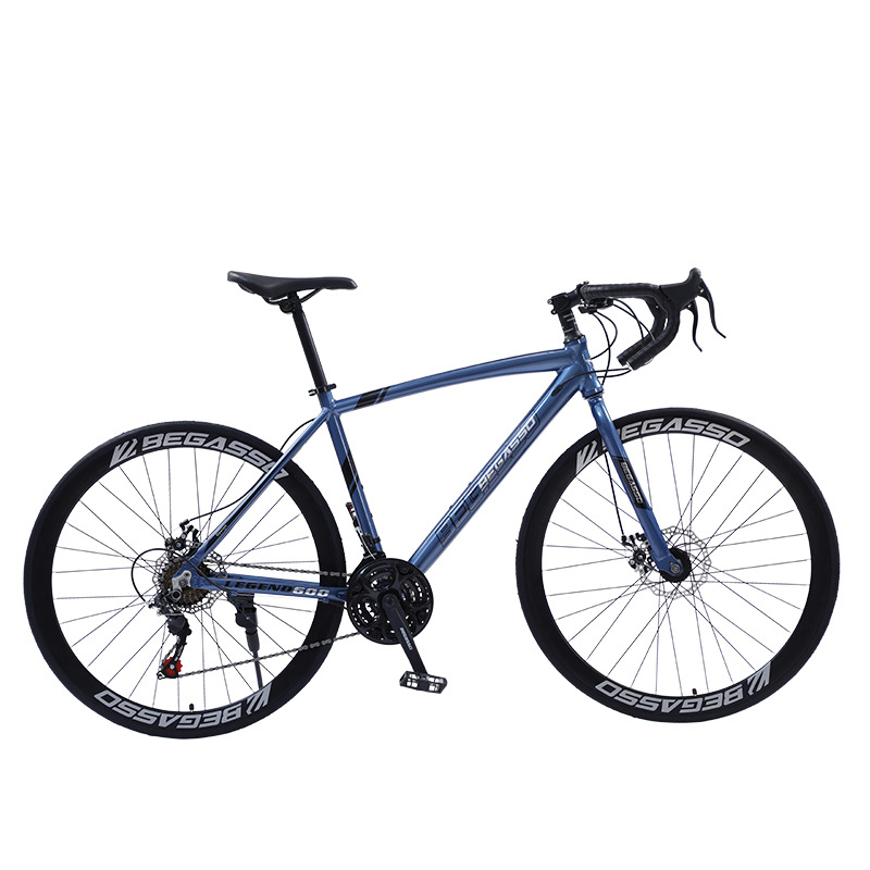 Cross-border Wholesale Aluminum Alloy Road Bike Bend Handle Lightweight Racing Racing Men's Adult Variable Speed Student Bike