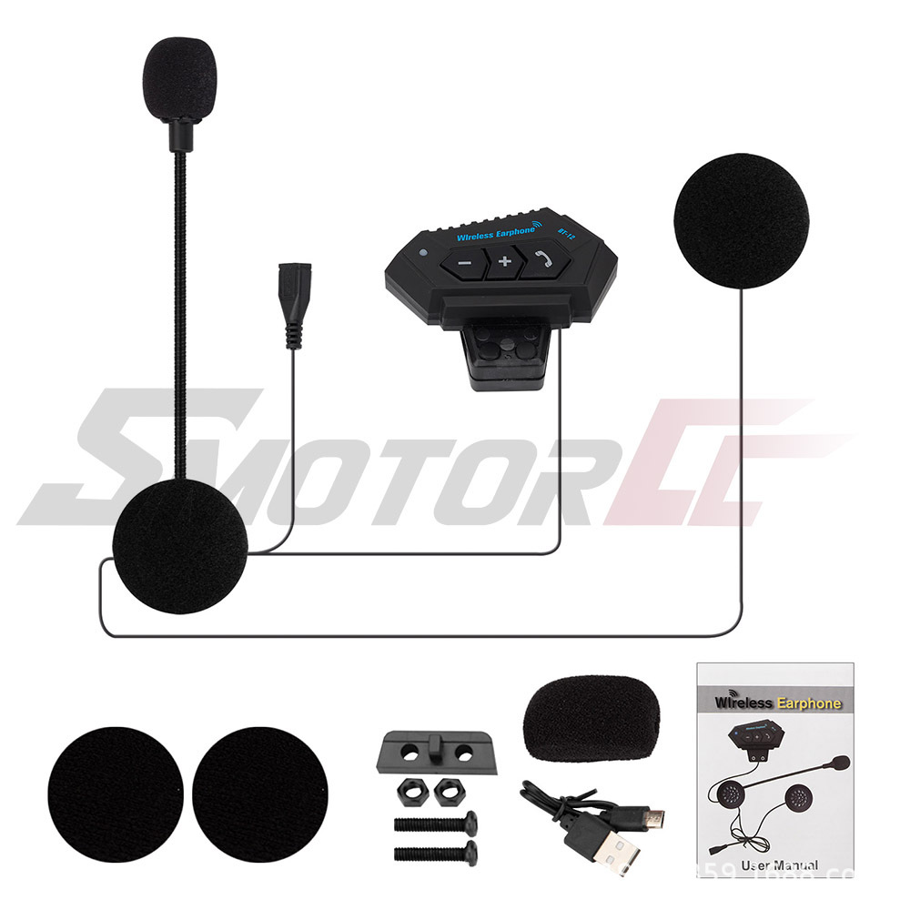 Line helmet headset electric car riding phone call listening to music motorcycle helmet bluetooth headset BT12