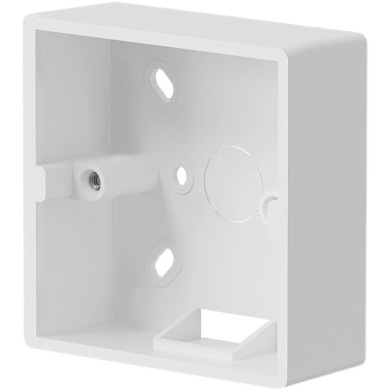 Gray open-mounted bottom box 86 type universal open box switch box wire box open wire socket box flame retardant junction box base