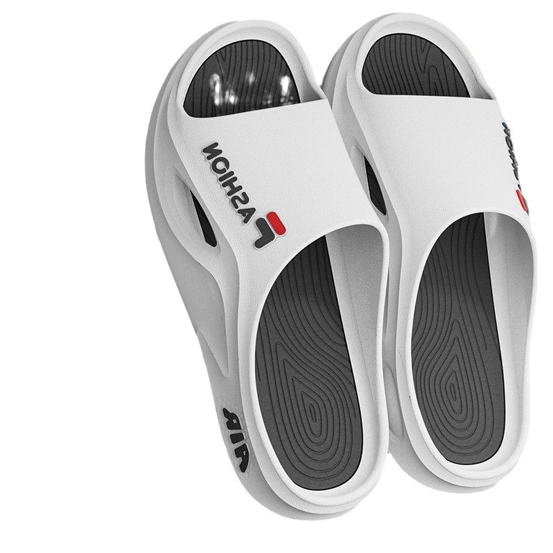 Sports Slippers Summer Men's New Outfit Fashionable Beach Home Bath Fashionable Thick Slippers for Men