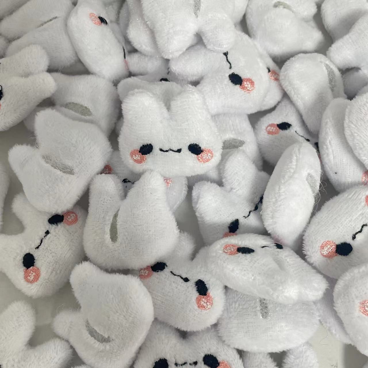 Creative Cute Little Long-eared Rabbit Cute Accessories Kidsren's Shoes and Socks Decoration Girl's Heart Hairpin Headband Hairband Accessories