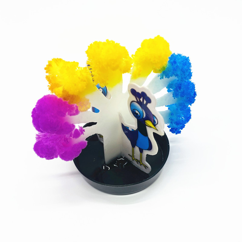 Christmas decoration paper tree will blossom and crystallize colorful magic Christmas tree early education science experiment toy