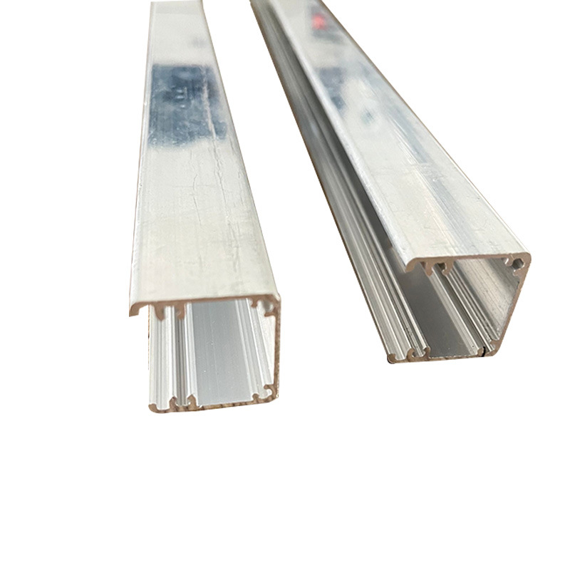 Squeeze Production Light Strip Aluminum Profile Available in Stock U-Shaped Lamp Tube Aluminum Material Stamping Processing Silver Surface Oxidation