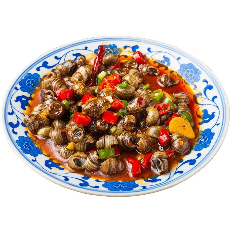 Pengji Chushan Snails 500g Spicy Flavor Snails Catering Late Night Snack Barbecue Shop Semi-Finished Ingredients Fried Snails