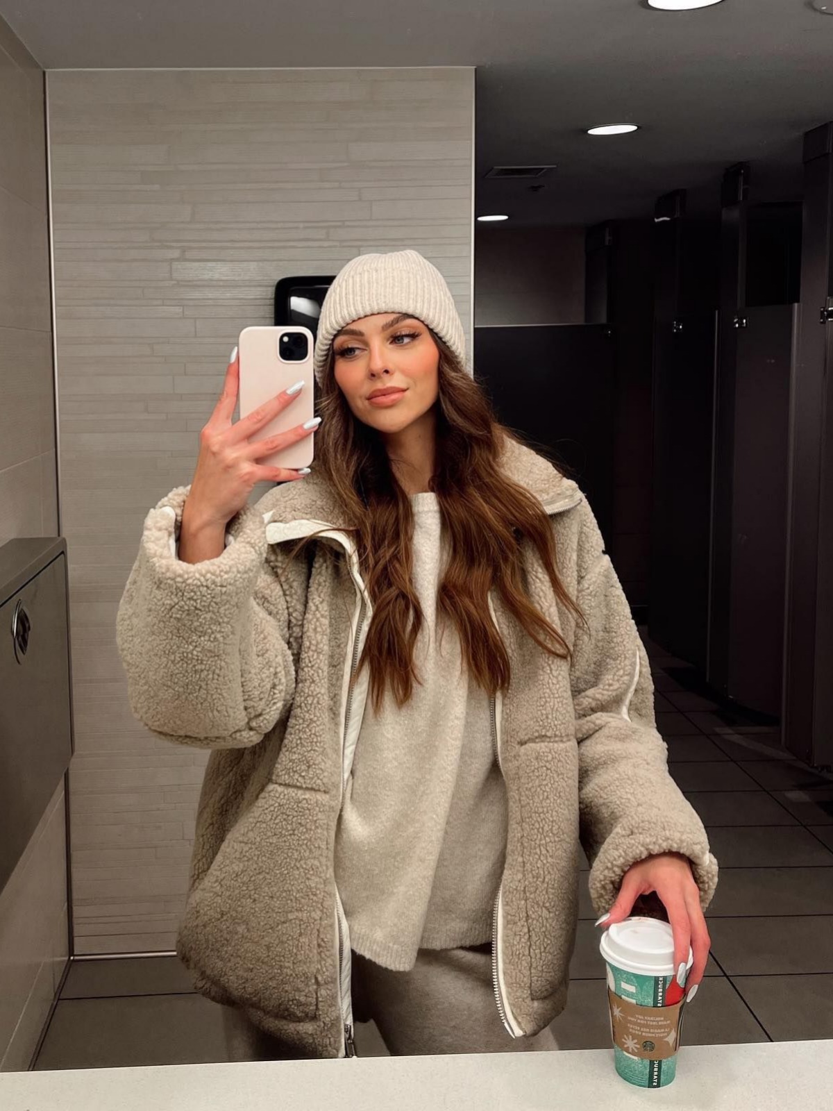 Amazon cross-border European and American women's clothing autumn and winter New Fashion loose anti-cashmere personality casual outdoor zipper jacket