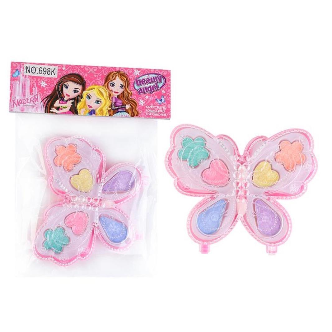 Кросс-бордерные игрушки для макияжа Детская косметика Набор с бабочками и цветами 689 серии