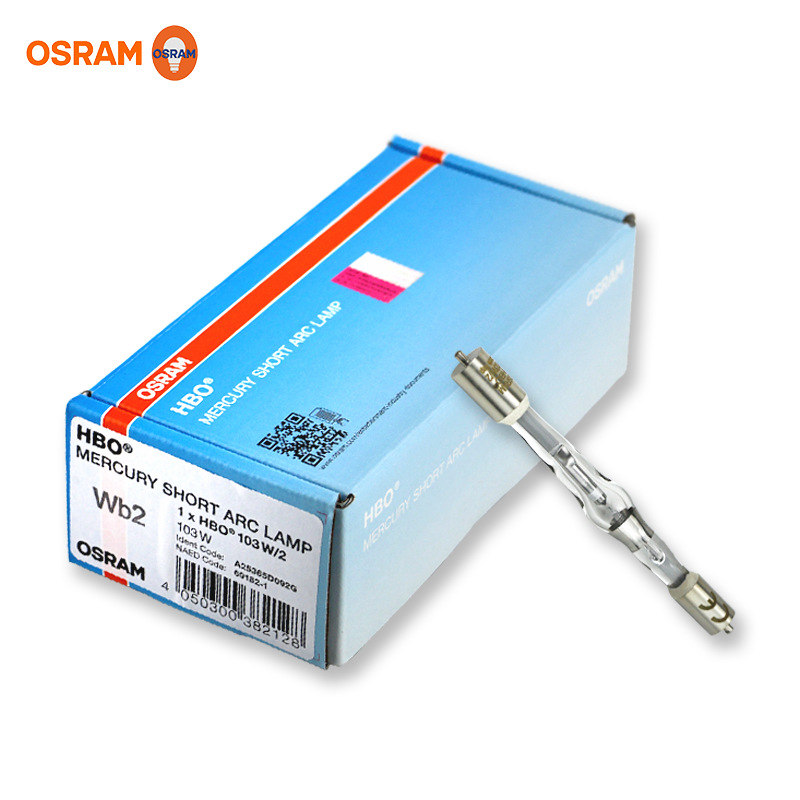 Лампа для микроскопа Osram Hbo103W/2 Olympus Nikon источник света Osram короткая дуговая ртутная лампа