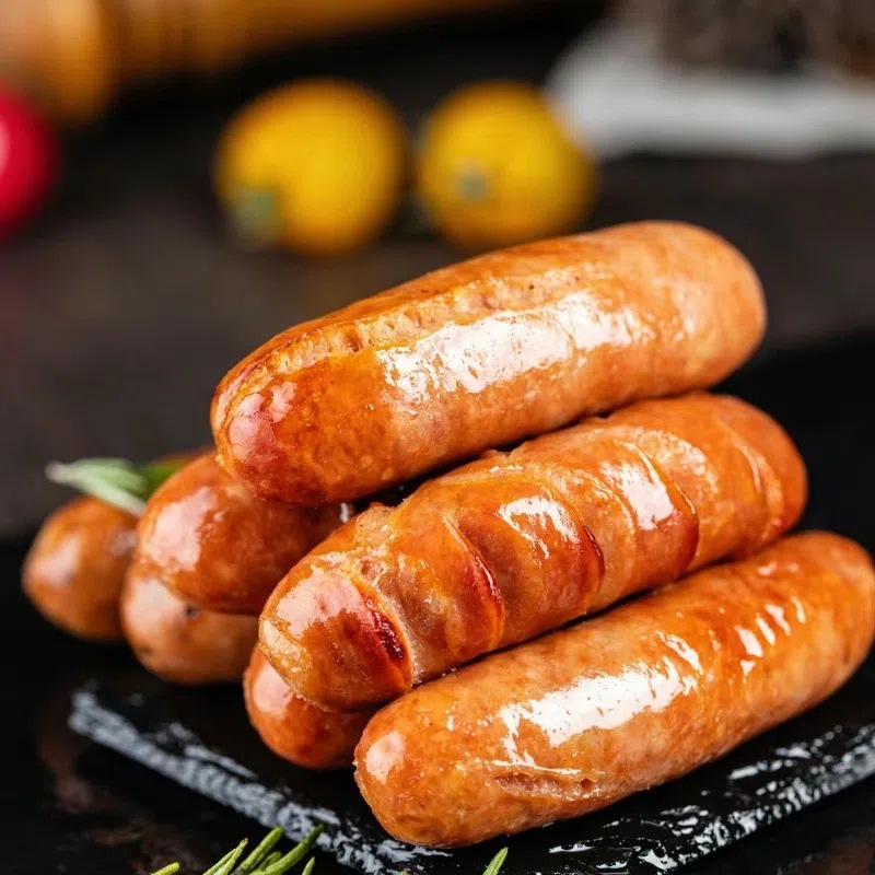 Weismei Japanese-style sausage with fried sauce for baking bread sausage casual sausage family breakfast hot dog sausage 1kg