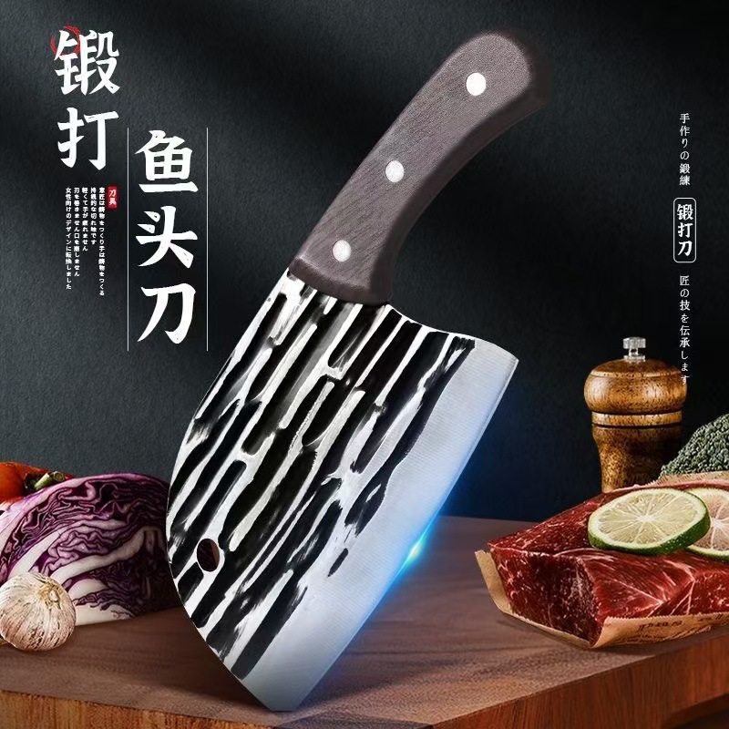 Special Knife for Chopping Bones, Butcher's Professional Commercial Heavy-Duty Bone Chopping Knife, Household Kitchen Knife, Cattle Large Bone Knife, Bone Chopping Knife