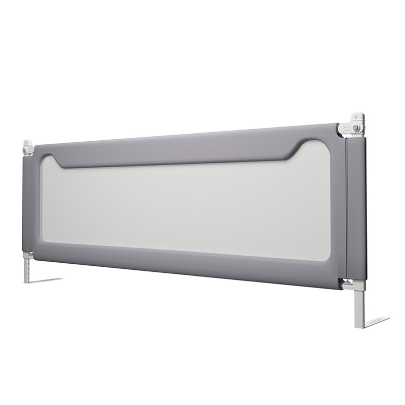 Baby Crib Guardrail Manufacturer Vertical Single-Sided Adjustable Bed Guardrail Baby Anti-Fall Cat Ear Cloth Cover Bedside Railing