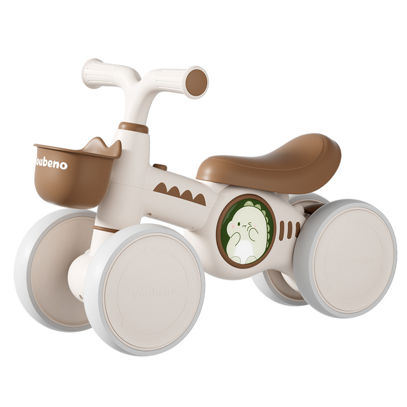 Children's Balance Car 1-3 Years Old Baby Without Pedals New Entry-Level Four-Wheel Toddler Scooter